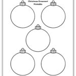 Christmas Ornament Printable — Gathering Beauty With Regard To Blank Christmas Ornament Template