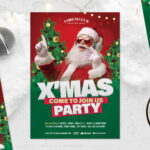 Christmas Party Flyer Template   Brandpacks Within Christmas Club Flyer Template