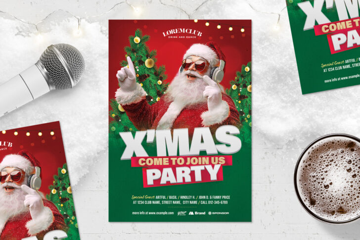 Christmas Club Flyer Template Christmas Club Flyer Template