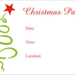 Christmas Party Free Printable Holiday Invitation Personalized In Blank Christmas Party Invitation Template