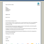 Christmas Party Solicitation Letter | Templates At Throughout Christmas Donation Letter Template