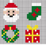Christmas Perler Beads (75+ Free Patterns!)   Diy Candy Intended For Christmas Hama Bead Template
