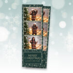Christmas Photo Booth Template | Photobooth Template | 2X6 Pertaining To Christmas Card Photo Booth Template