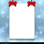 Christmas Poster Mockup   A4 Size – Lizenzfreie Vektorgrafik In Blank Christmas Poster Template