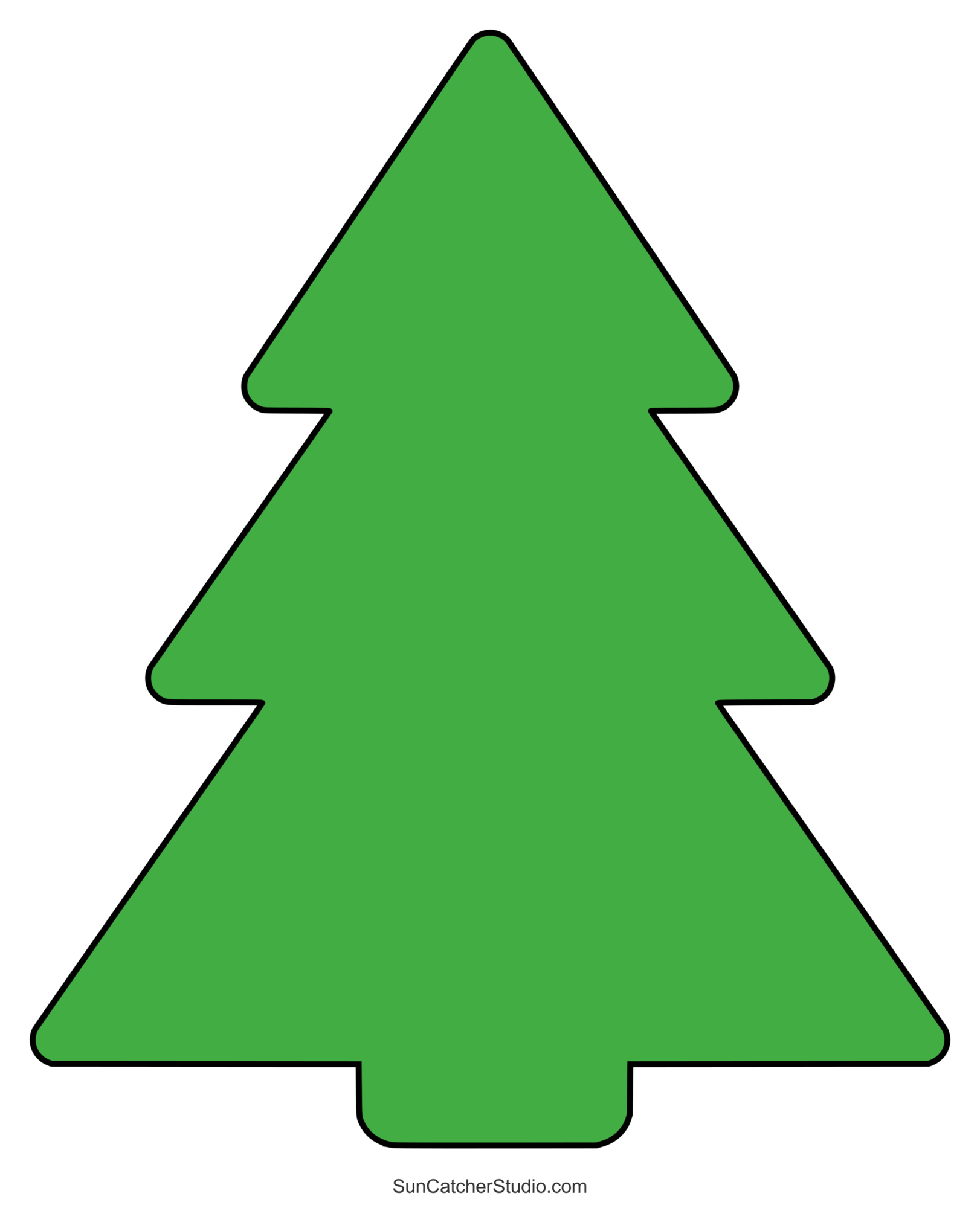 Christmas Tree Templates And Stencils (Free Printable Patterns inside Christmas Tree Template
