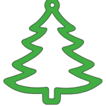 Christmas Tree Templates And Stencils (Free Printable Patterns Regarding Christmas Clip Art Template Free