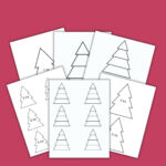 Christmas Tree Templates And Stencils Free Printables (Small And Inside 3 Triangle Christmas Tree Template
