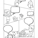 Comic Book Pages: Winter And Christmas   Payhip With Christmas Comic Strip Template