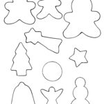 Cookie Cutter Crafts With Regard To Christmas Cookie Cutter Template