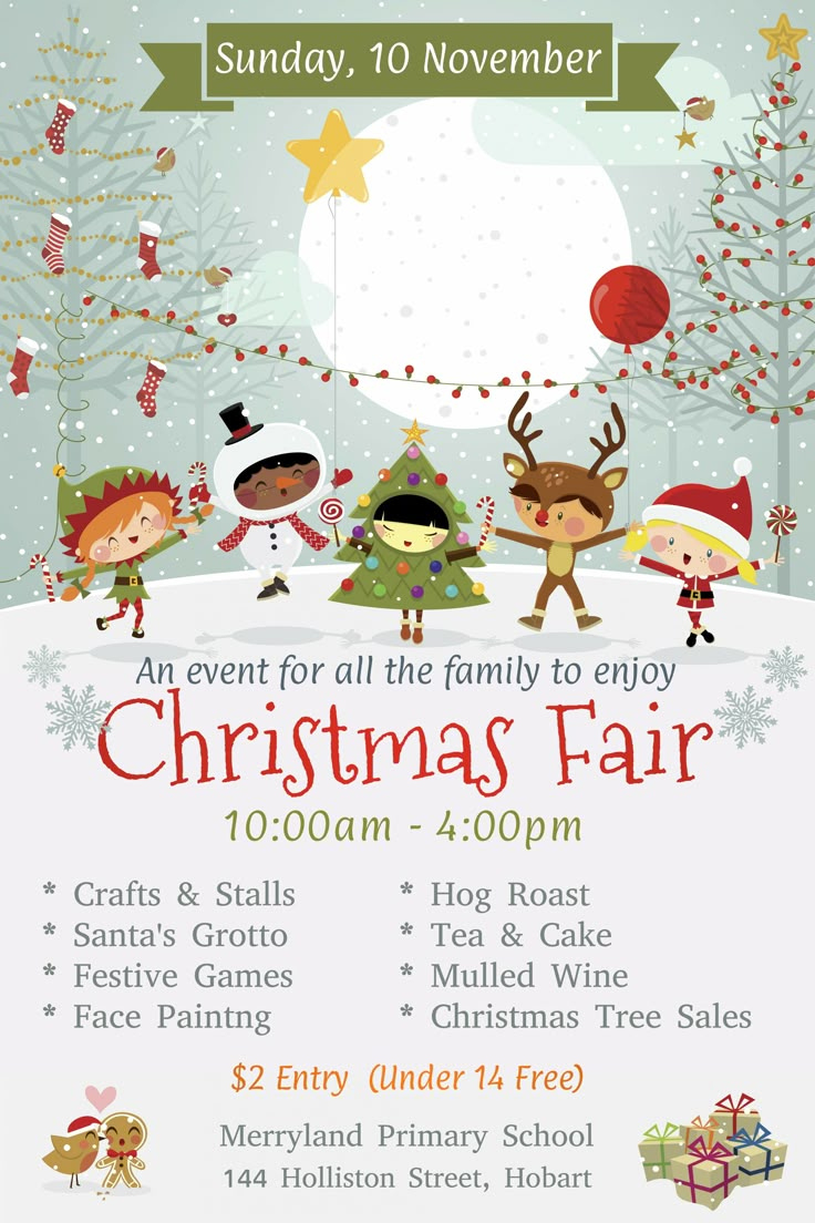 Copy Of Christmas Fair Flyer Template with Christmas Fayre Poster Template