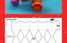 Cracker Template – Paper Craft Activity for Christmas Cracker Card Template