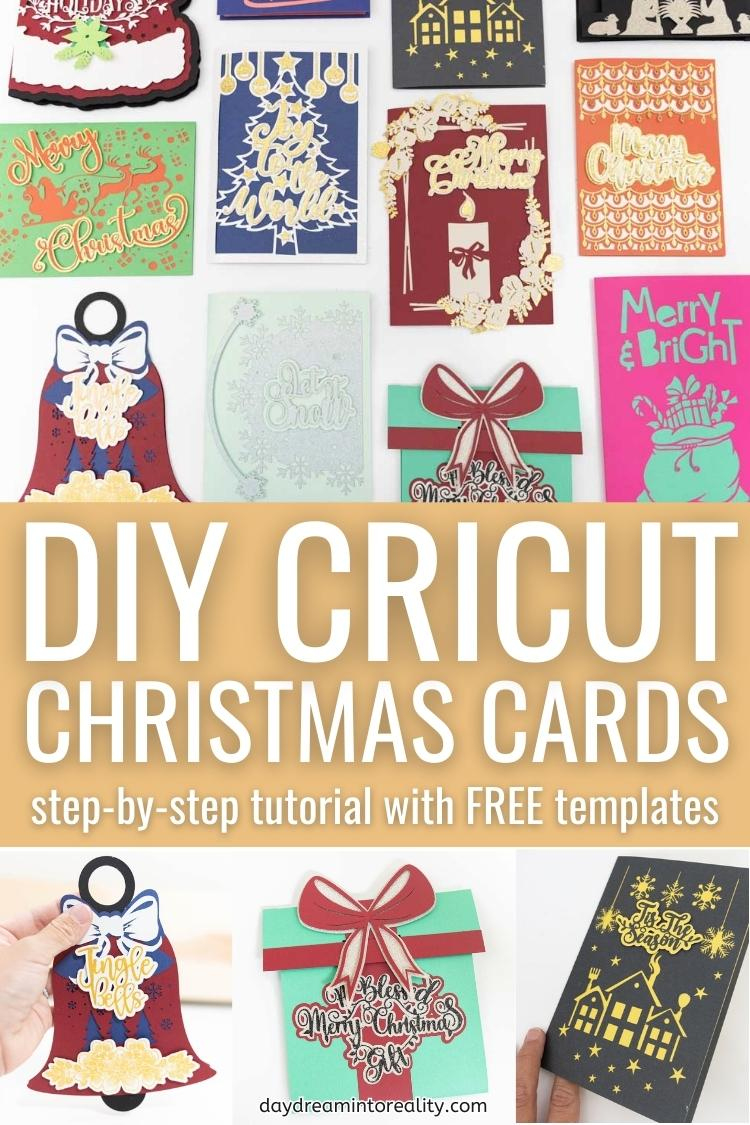 Cricut Christmas Cards | Ideas & Free Svg Templates ~ Daydream with Christmas Card Template Cricut