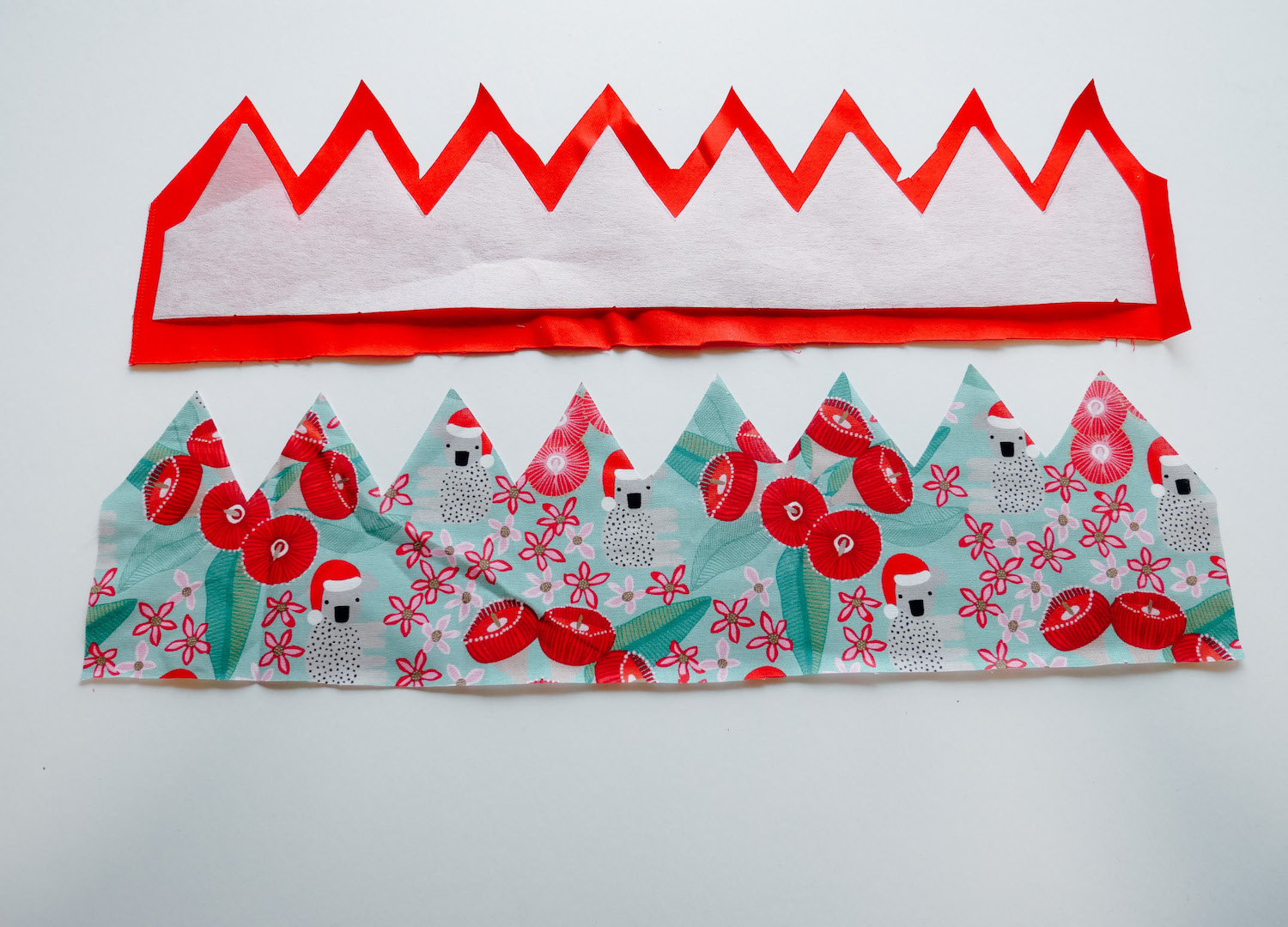 Crowning Glory: How To Craft A Reusable Fabric Christmas Crown within Christmas Cracker Crown Template