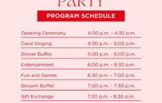 Custom Printable Christmas Program Templates | Canva intended for Christmas Eve Program Template