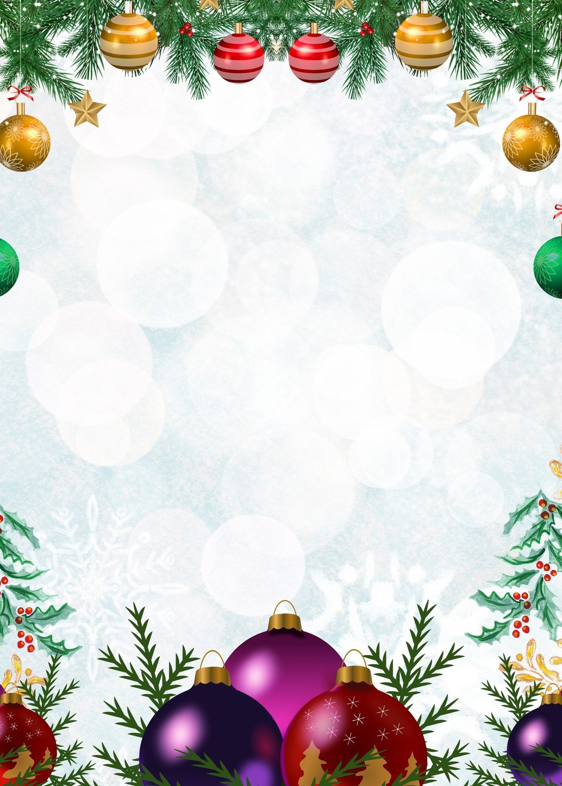 Customize 2,057+ Winter Flyer Templates Online - Canva throughout Blank Christmas Flyer Template