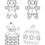 Cute Printable Christmas Ornaments   Cassie Smallwood Throughout Christmas Decorations Template To Print
