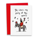 Debmon Design | Party Jesus Christmas Card With Christmas Card Funny Template