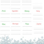 December Is Here With Free Printables   Anna Can Do It With Christmas Food Shopping List Template Uk