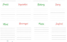December Is Here With Free Printables – Anna Can Do It with Christmas Food Shopping List Template Uk
