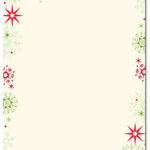 Decorative Printer Paper Gift Boutique   Christmas Stationery With Christmas Holiday Stationery Template