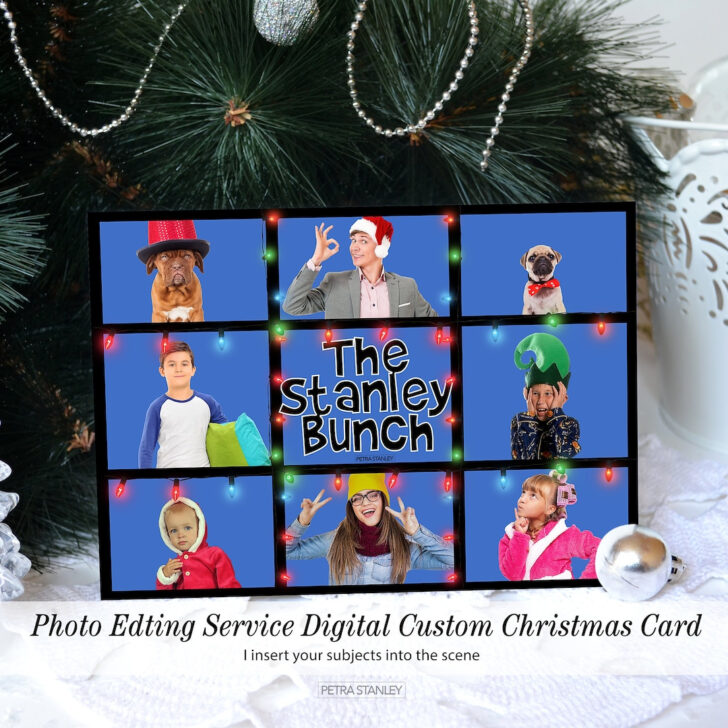 Brady Bunch Template Christmas Card