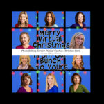 Digital Delivery, Funny Brady Christmas Photo Edit, Zoom Christmas Throughout Brady Bunch Template Christmas Card