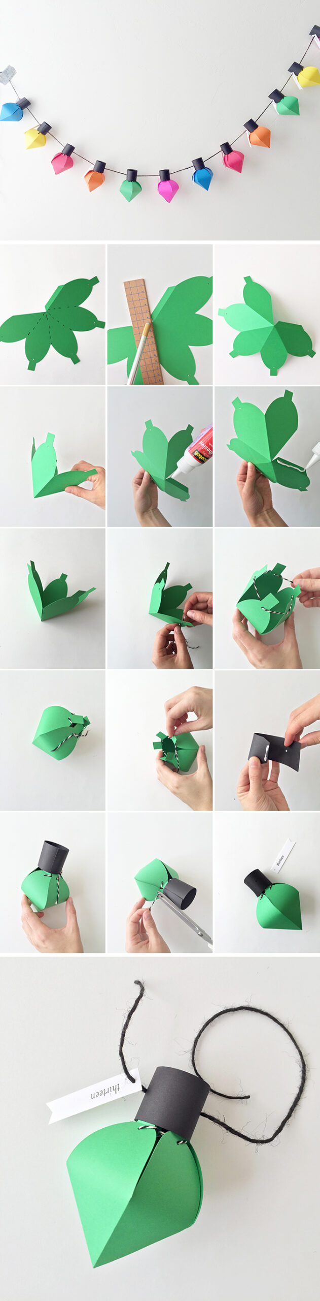 Diy Christmas Bulb Advent Calendar with regard to Christmas Bulb Advent Calendar Template