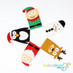 Diy Christmas Finger Puppets (Free Patterns) | Fun Cloth Crafts Throughout Christmas Finger Puppets Template