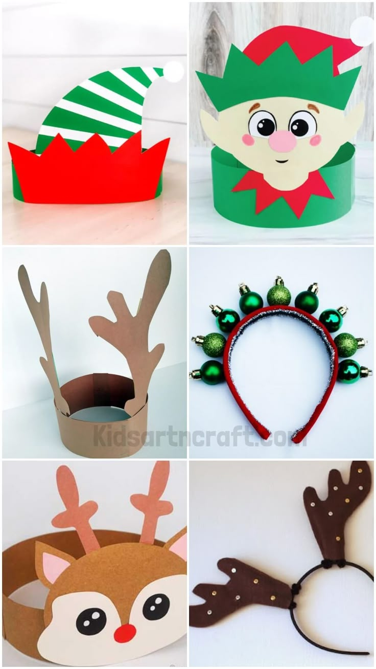 Diy Christmas Headband To Make This Festival - Kids Art & Craft in Christmas Headband Craft Template