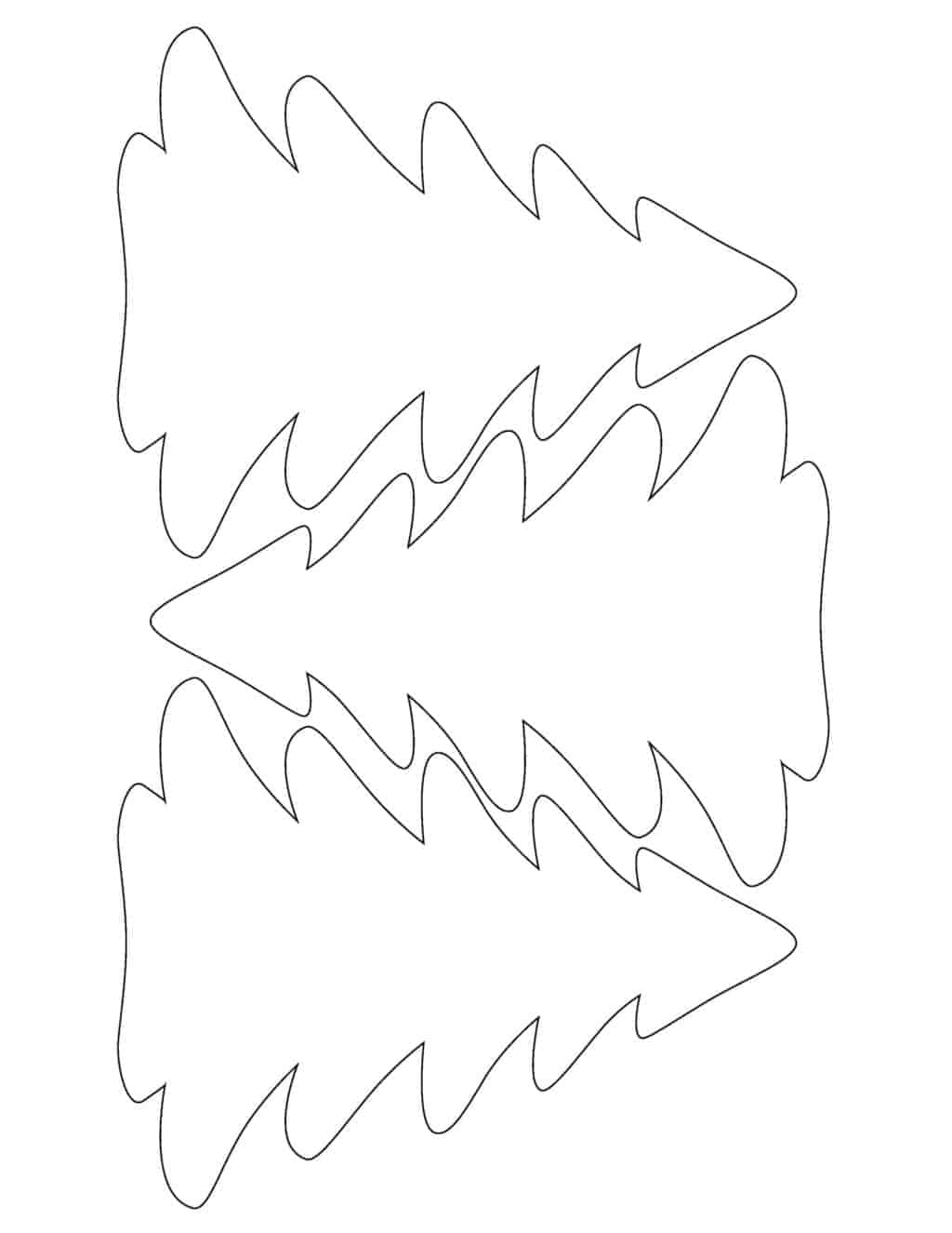 Diy Felt Christmas Trees With Christmas Tree Pattern - The Savvy within Christmas Felt Crafts Template