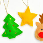 Diy Felt Ornaments | 7 Free, Printable Felt Ornament Patterns In Christmas Felt Decorations Template