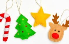 Diy Felt Ornaments | 7 Free, Printable Felt Ornament Patterns in Christmas Felt Decorations Template