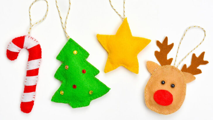 Christmas Felt Decorations Template