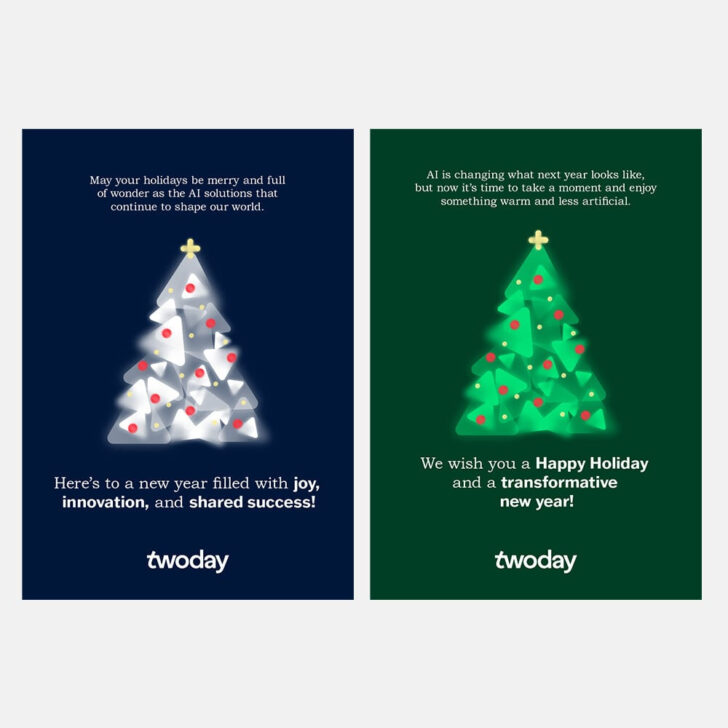 A5 Christmas Card Template