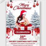 Download Free Christmas Flyer Psd Templates For Photoshop   Indiater In Christmas Flyer Template Free Psd