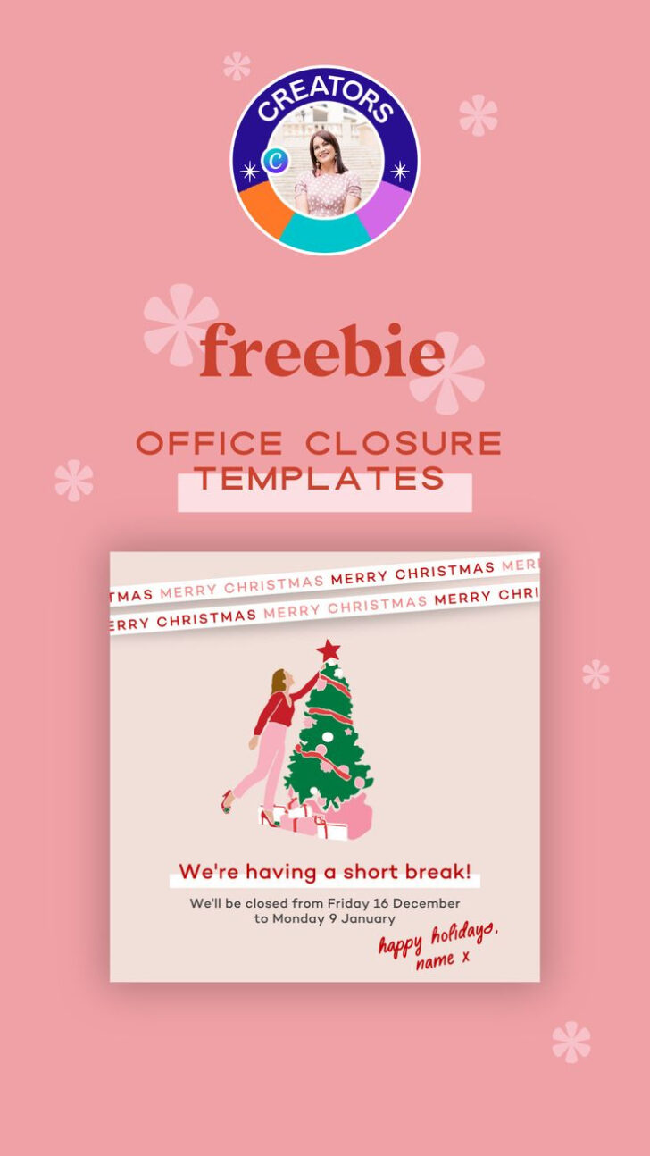 Christmas Closure Email Template Christmas Closure Email Template