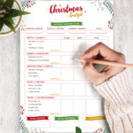 Download Printable Christmas Style   Christmas Budget Pdf Pertaining To Christmas Budget Planner Template
