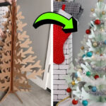 Easy Diy Cardboard Christmas Tree (W/ Free Template)   Diy Joy With Regard To Cardboard Christmas Tree Template