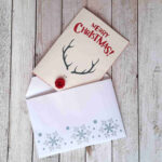 Easy Homemade Christmas Envelope Template [Pdf Printable Instantly With Regard To Christmas Envelope Design Template
