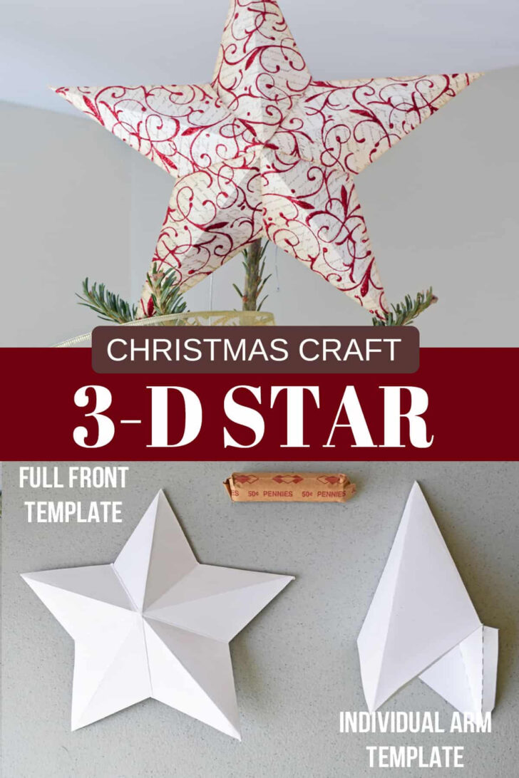 Christmas Craft Star Template Christmas Craft Star Template