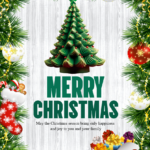 Edit Merry Christmas 2025 Greeting Template For Free | Coreldraw With Christmas Card Template 2025