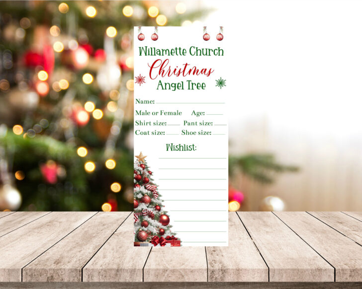 Christmas Angel Tree Template Christmas Angel Tree Template