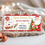 Editable Christmas Candy Bar Wrapper Template, Christmas Chocolate Intended For Christmas Candy Bar Wrapper Template