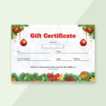 Editable Christmas Certificate Templates In Word To Download Within Christmas Award Template Free Download