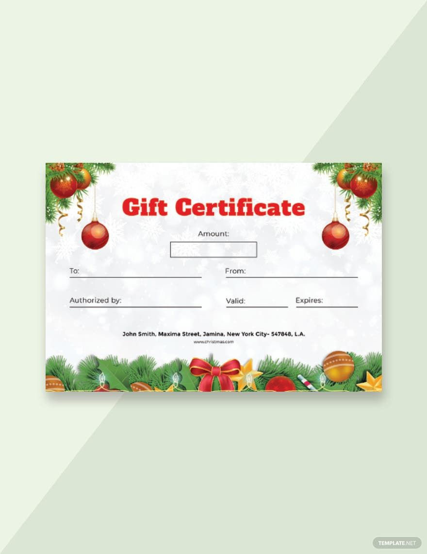 Editable Christmas Certificate Templates In Word To Download within Christmas Award Template Free Download