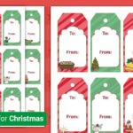 Editable Christmas Gift Tags Pertaining To Christmas Gift Tag Template