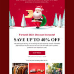 Elevate Your Holiday Emails With These Ready To Use Templates With Regard To Christmas And New Year Email Template