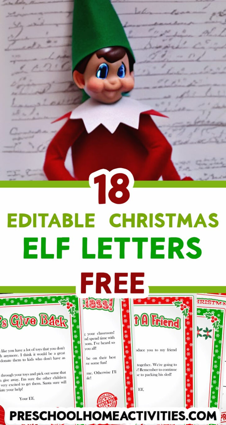 Christmas Elf Letter Template Free