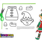 Elf Template   Superstar Worksheets Regarding Christmas Elf Cut Out Template