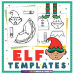 Elf Template   Superstar Worksheets With Regard To Christmas Card Elf Template